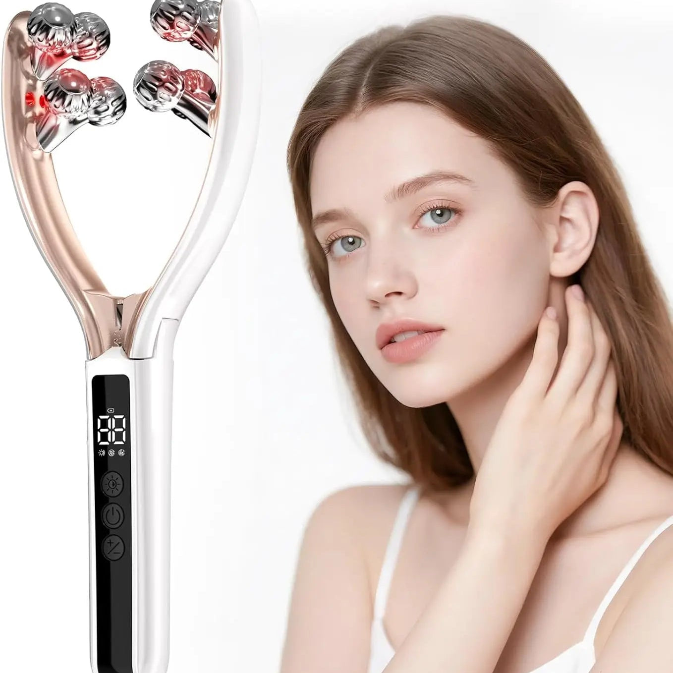 Sculptglow microcurrent face massager handheld facial beauty device
