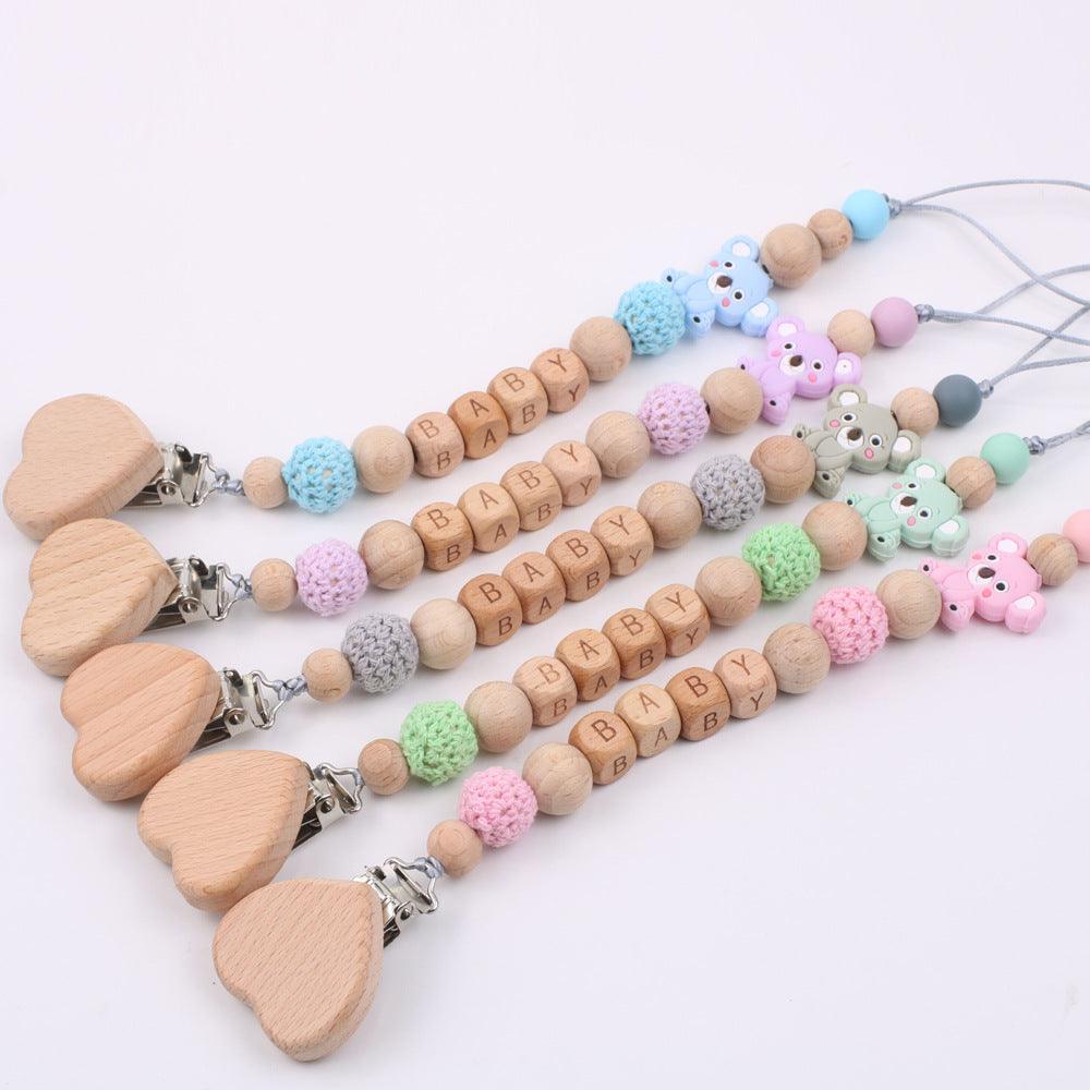 eco-friendly wooden chain clip