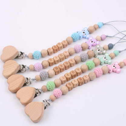eco-friendly wooden chain clip