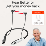 Red light hearing restore buds ear wellness device