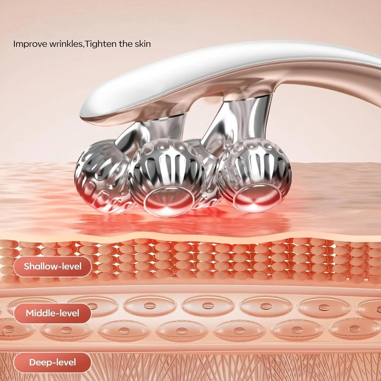 Sculptglow microcurrent face massager handheld facial beauty device