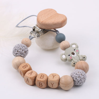 eco-friendly wooden chain clip