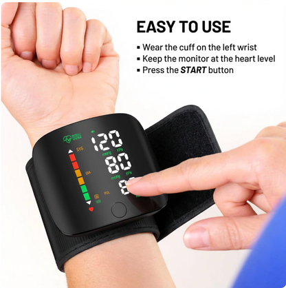Digital Wrist Blood Pressure Monitor