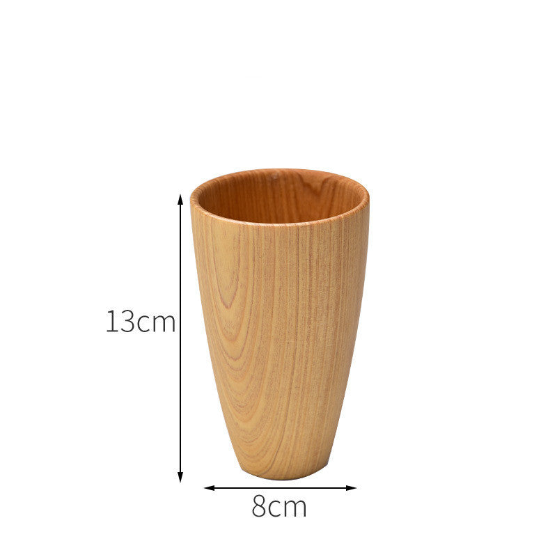 handcrafted wooden tea cup