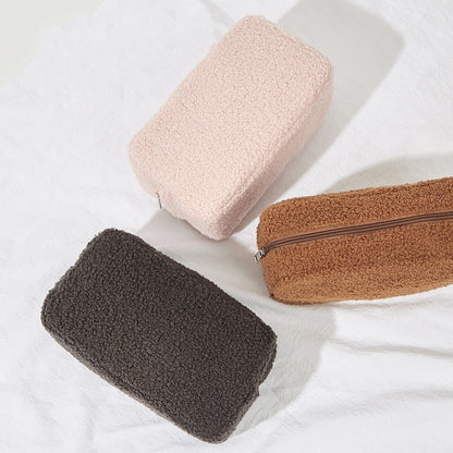 velvet skincare storages pouch