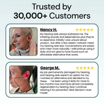 Red light hearing restore buds ear wellness device