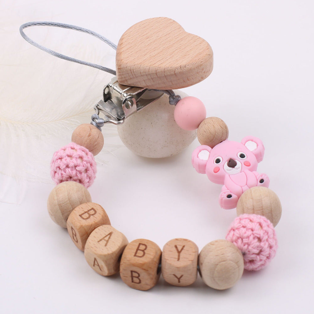 eco-friendly wooden chain clip