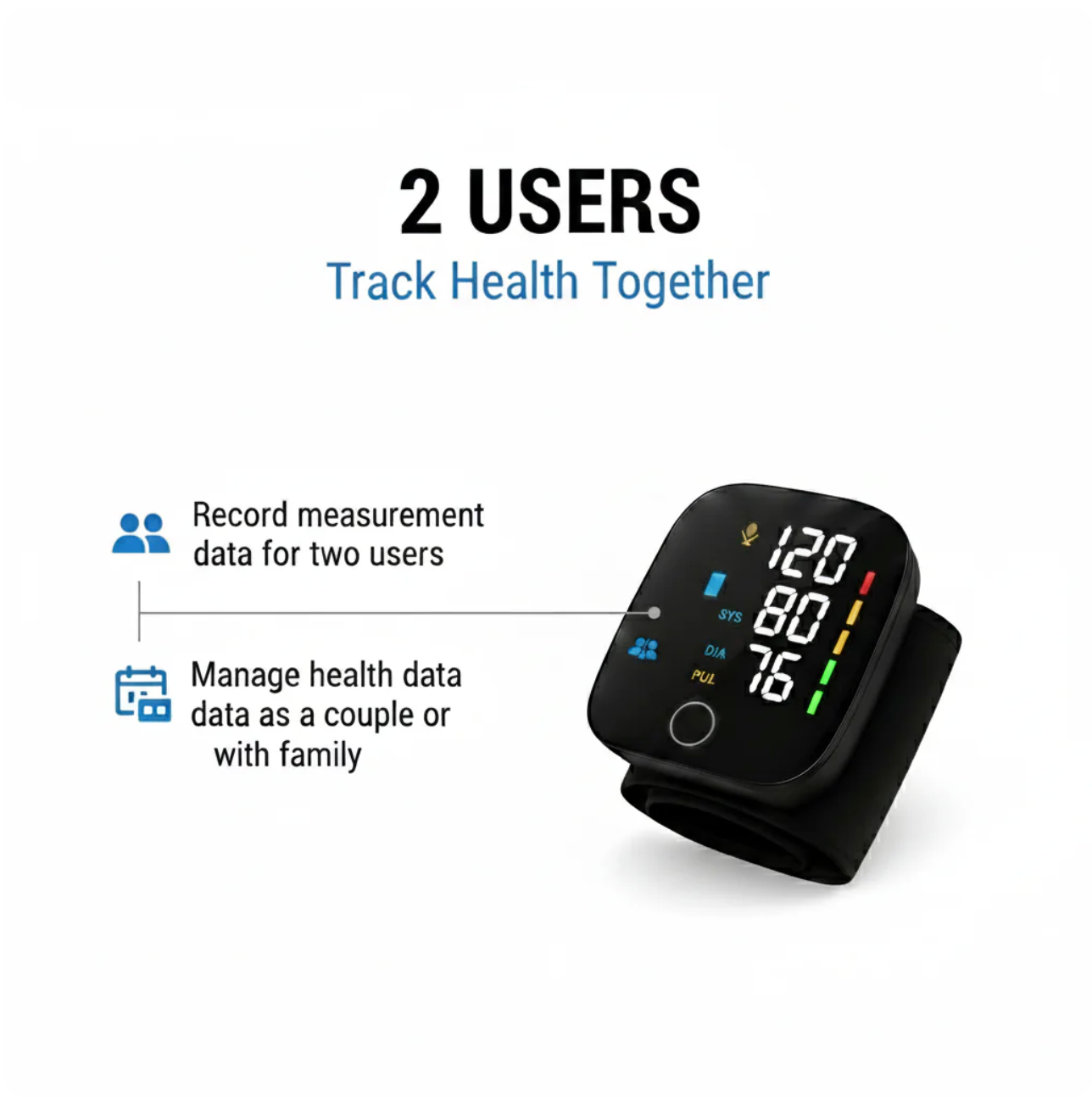 Digital Wrist Blood Pressure Monitor