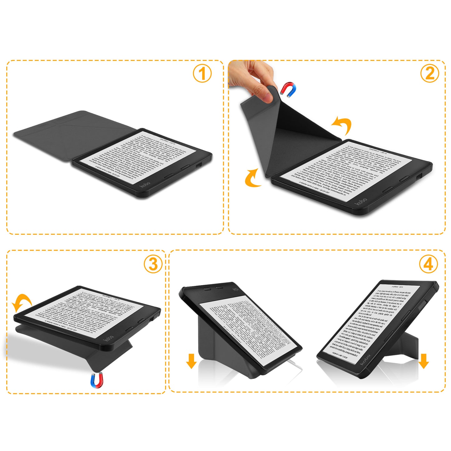 TPU Soft Case E-book Cover