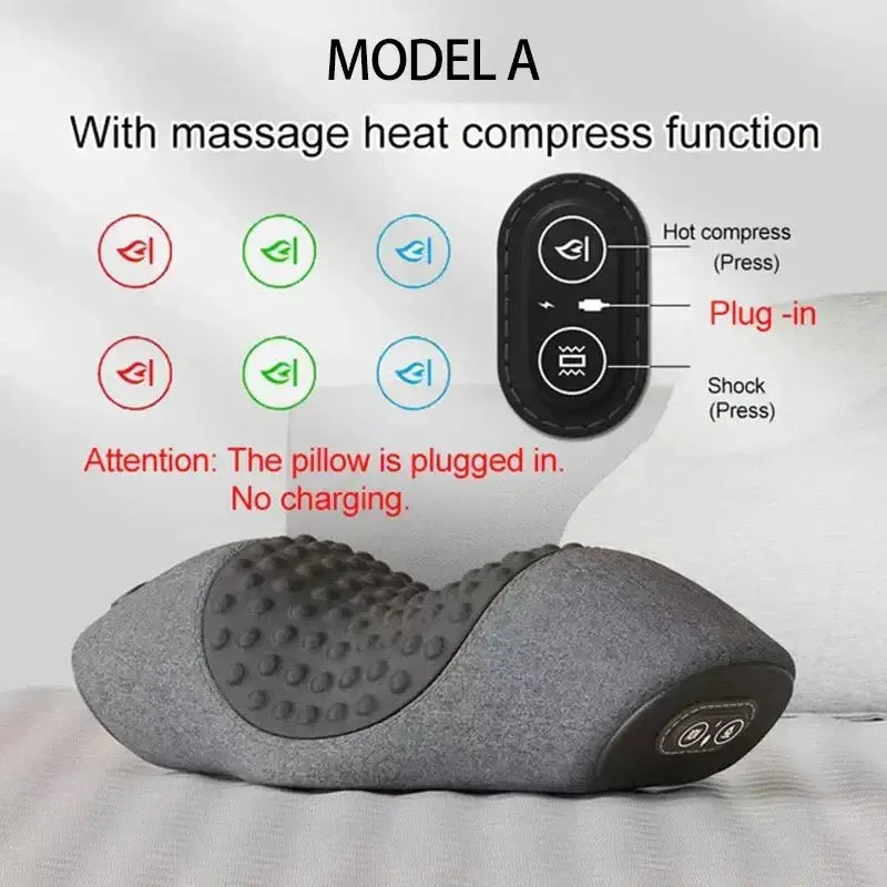 heated cervical massager device