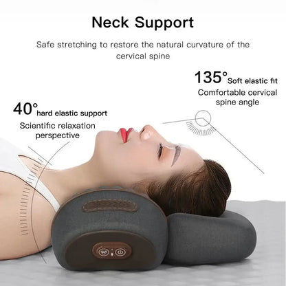heated cervical massager device