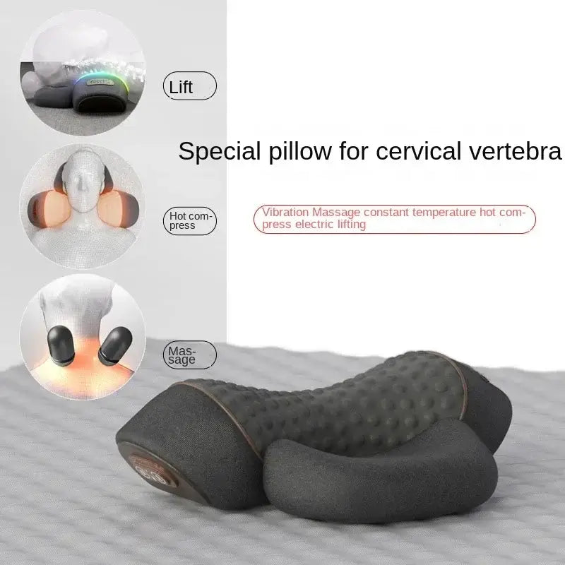 heated cervical massager device