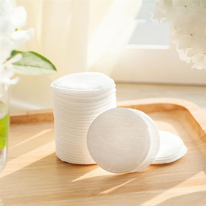 skincare cosmetic cotton pads.