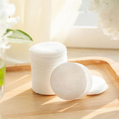 skincare cosmetic cotton pads.